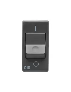 Disyuntor de sistema negro Gewiss 1p c10 3ka 230v gw21432